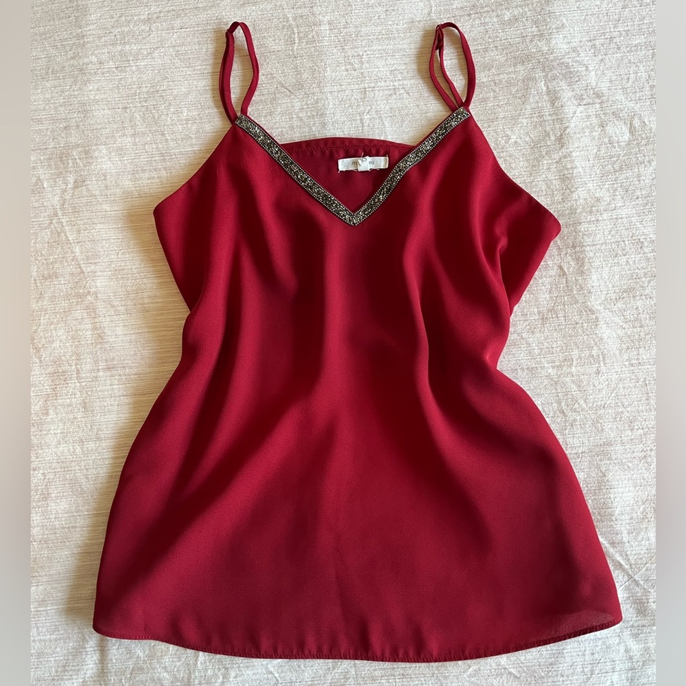 Maurice’s red blouse
